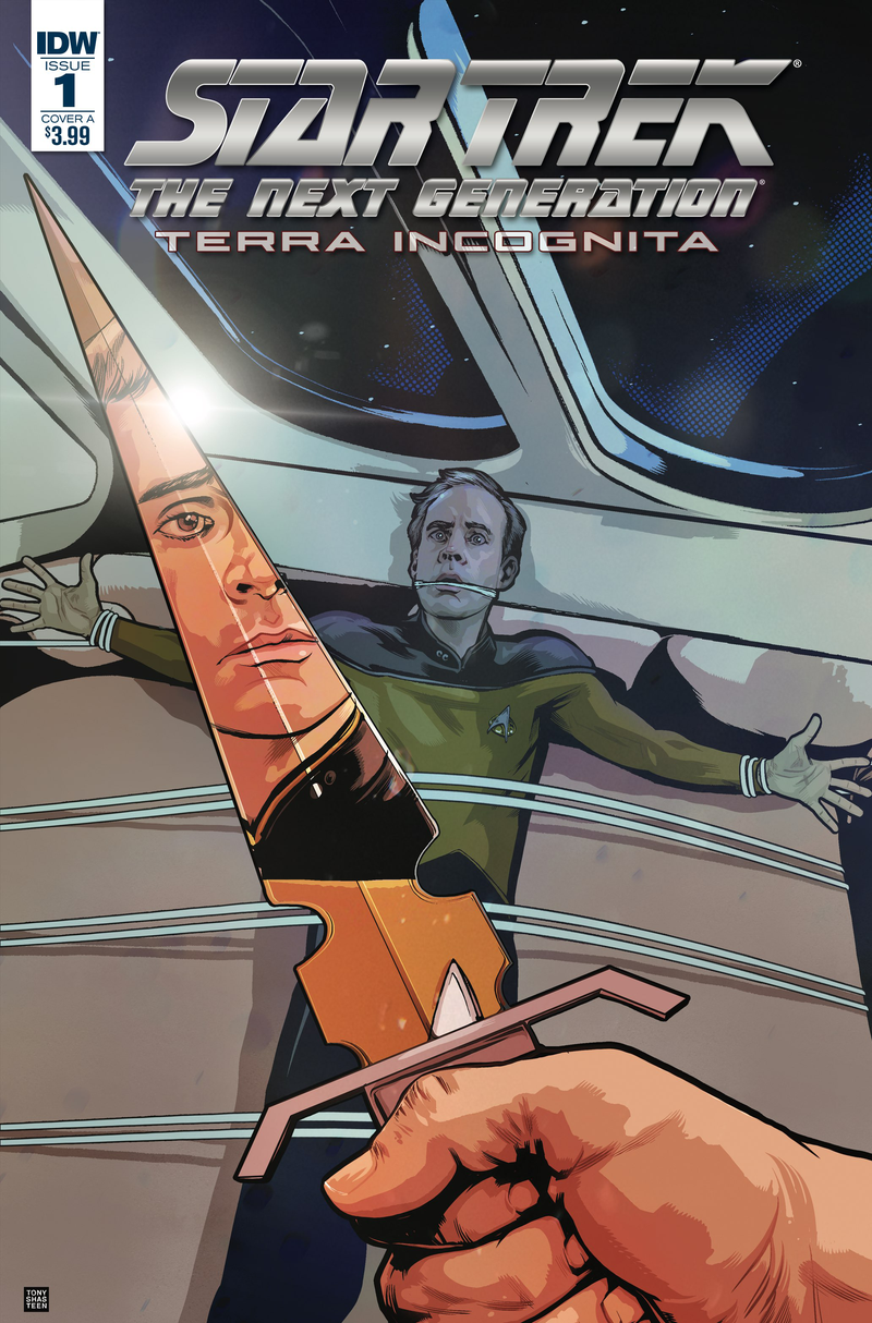 The full main cover for Star Trek: The Next Generation—Terra Incognita #1.